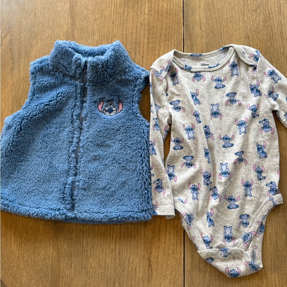 NWT 18 months stitch outfit